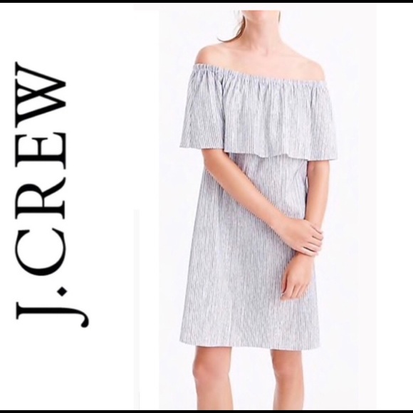 J. Crew Dresses & Skirts - J. Crew Off the Shoulder Dress Size S NWT